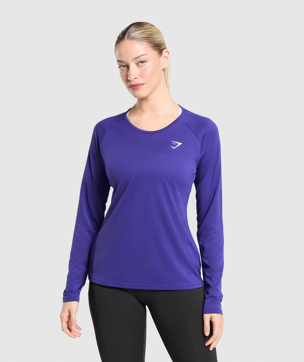 Training Long Sleeve Top  Cobalt Purple