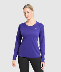Training Long Sleeve Top  Cobalt Purple