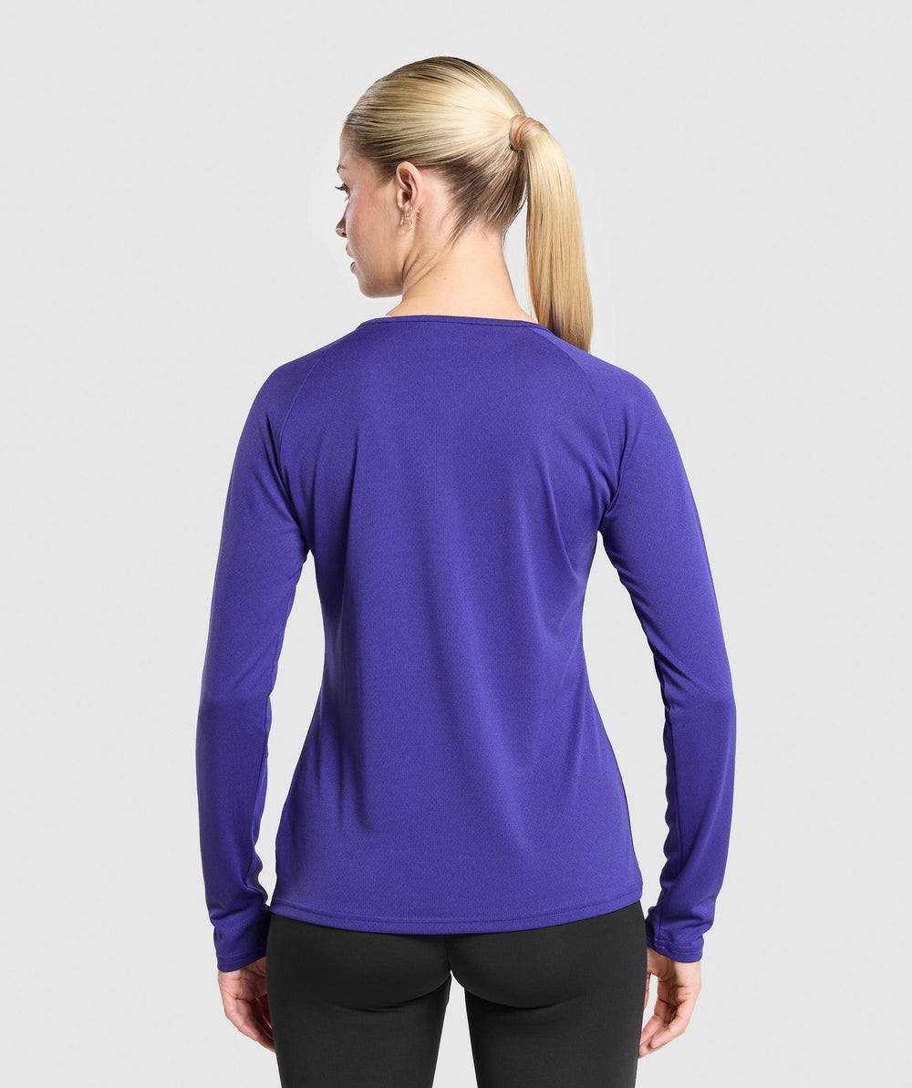 Training Long Sleeve Top  Cobalt Purple