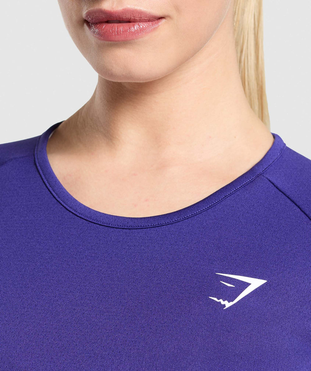 Training Long Sleeve Top  Cobalt Purple