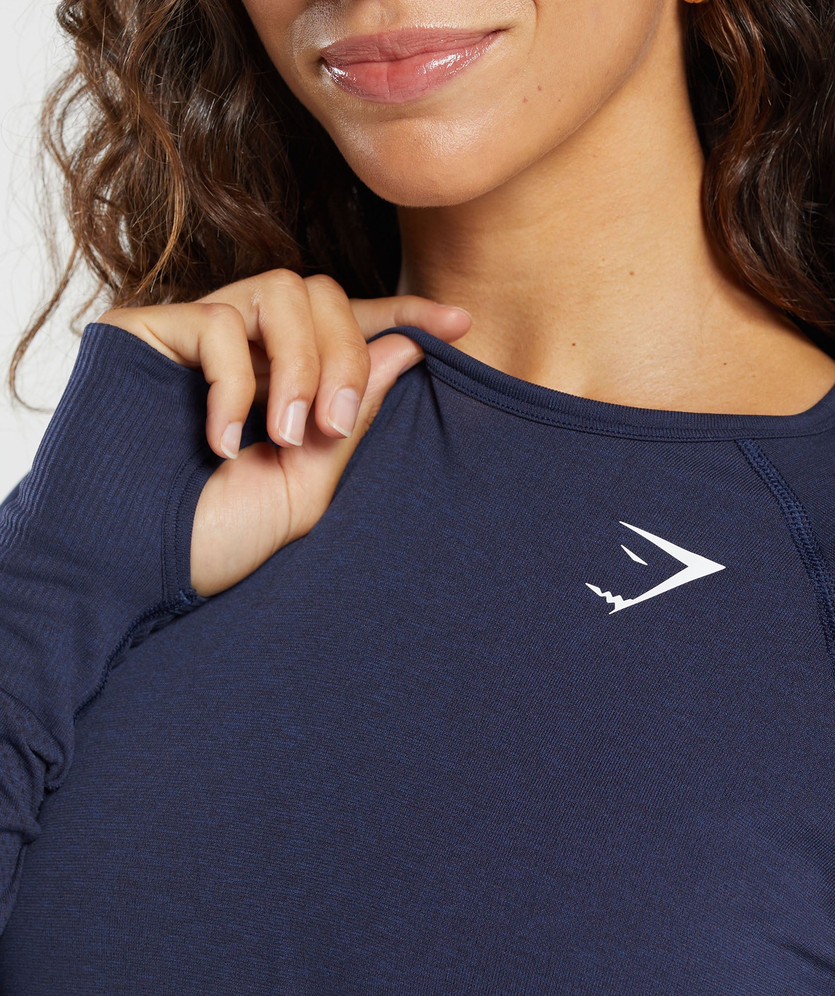 Vital Light Long Sleeve Top Heavy Blue/ Marl