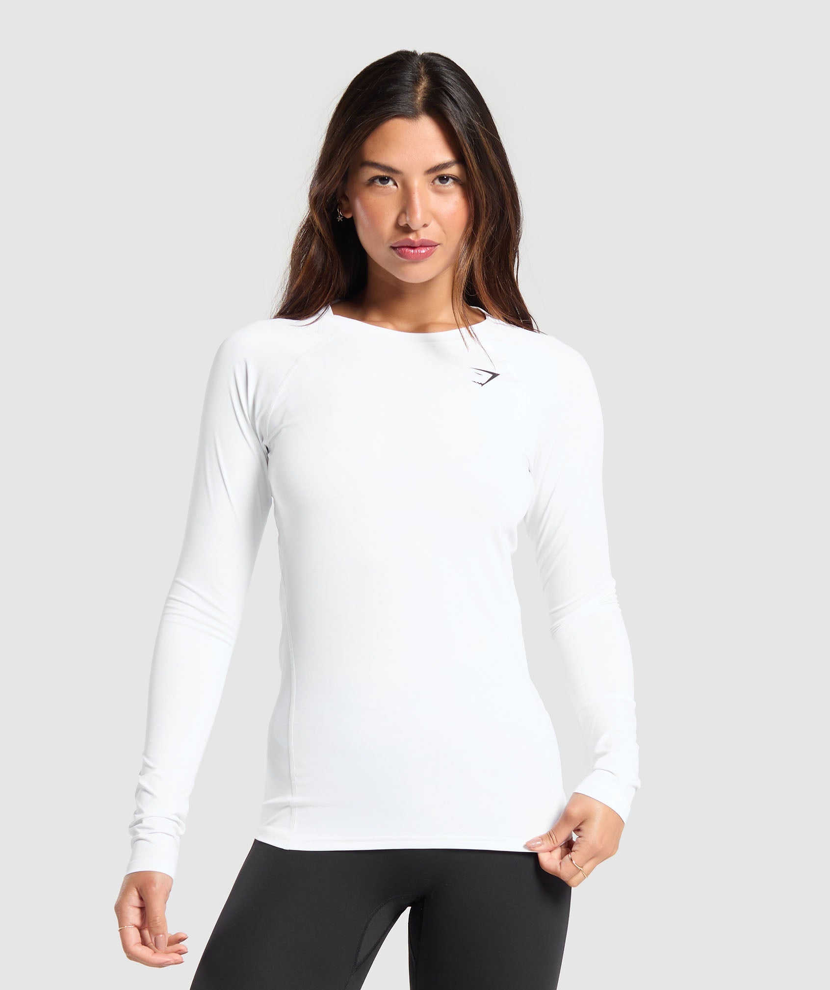 Training Baselayer Long Sleeve Top White