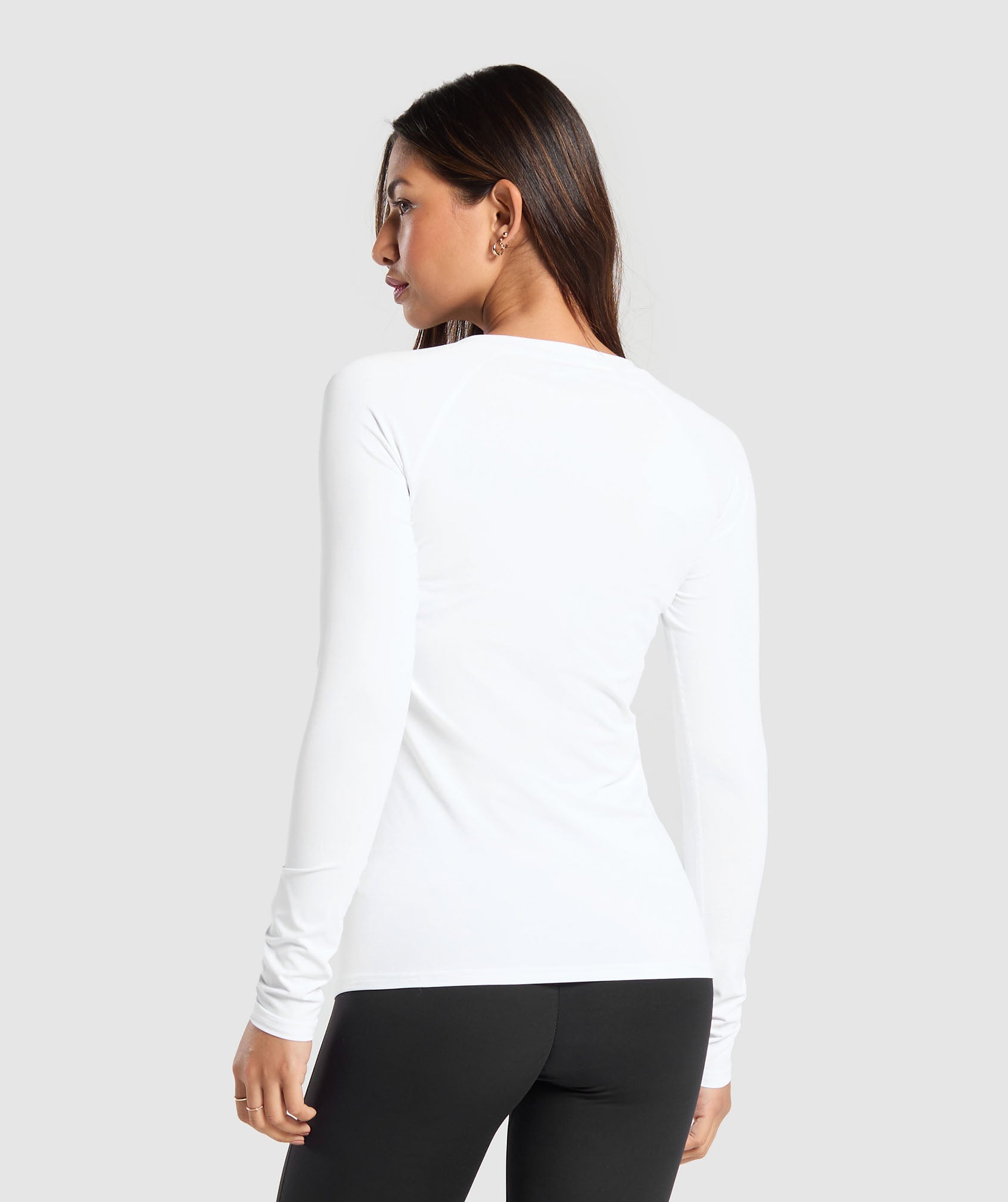 Training Baselayer Long Sleeve Top White