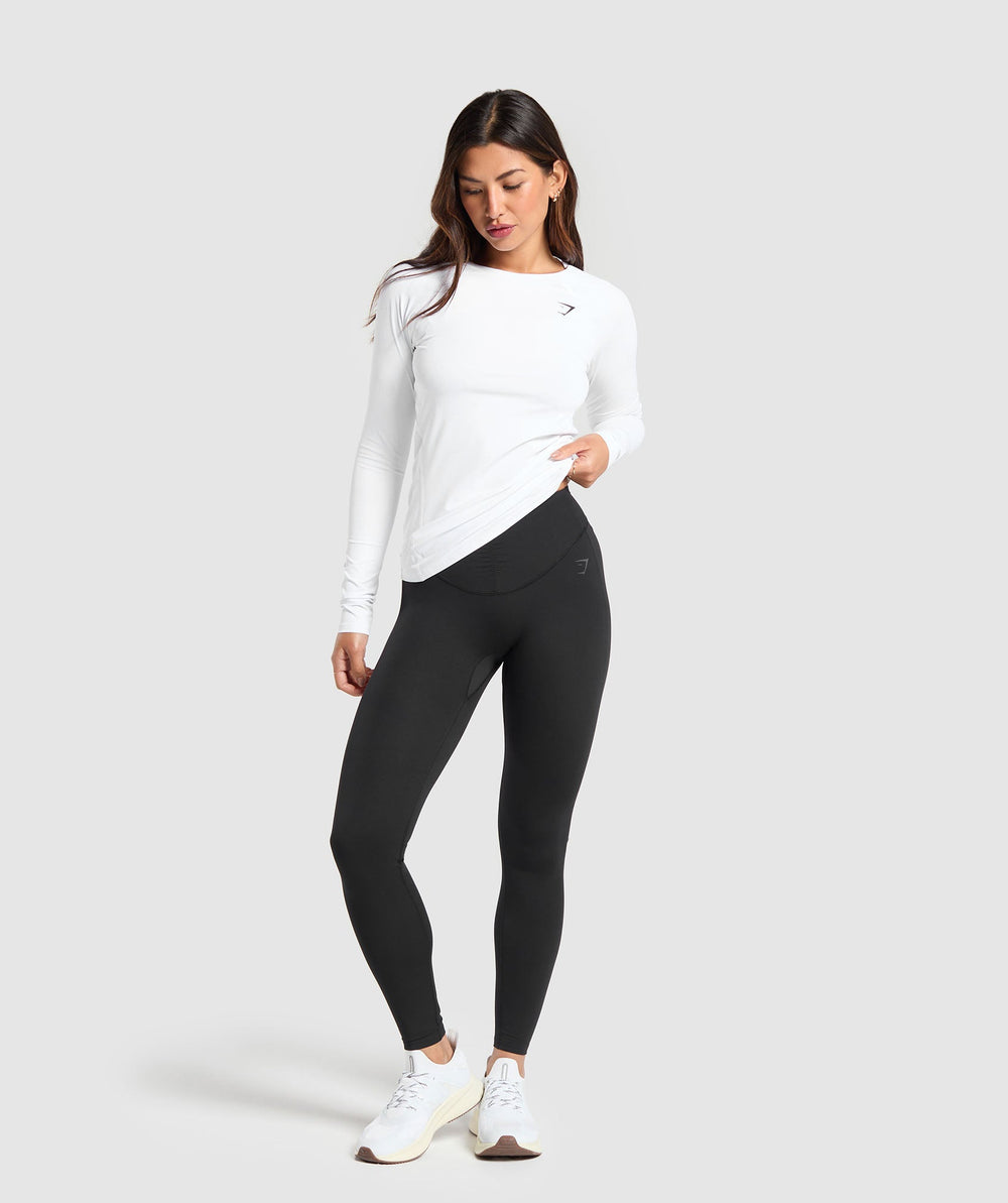 Training Baselayer Long Sleeve Top White