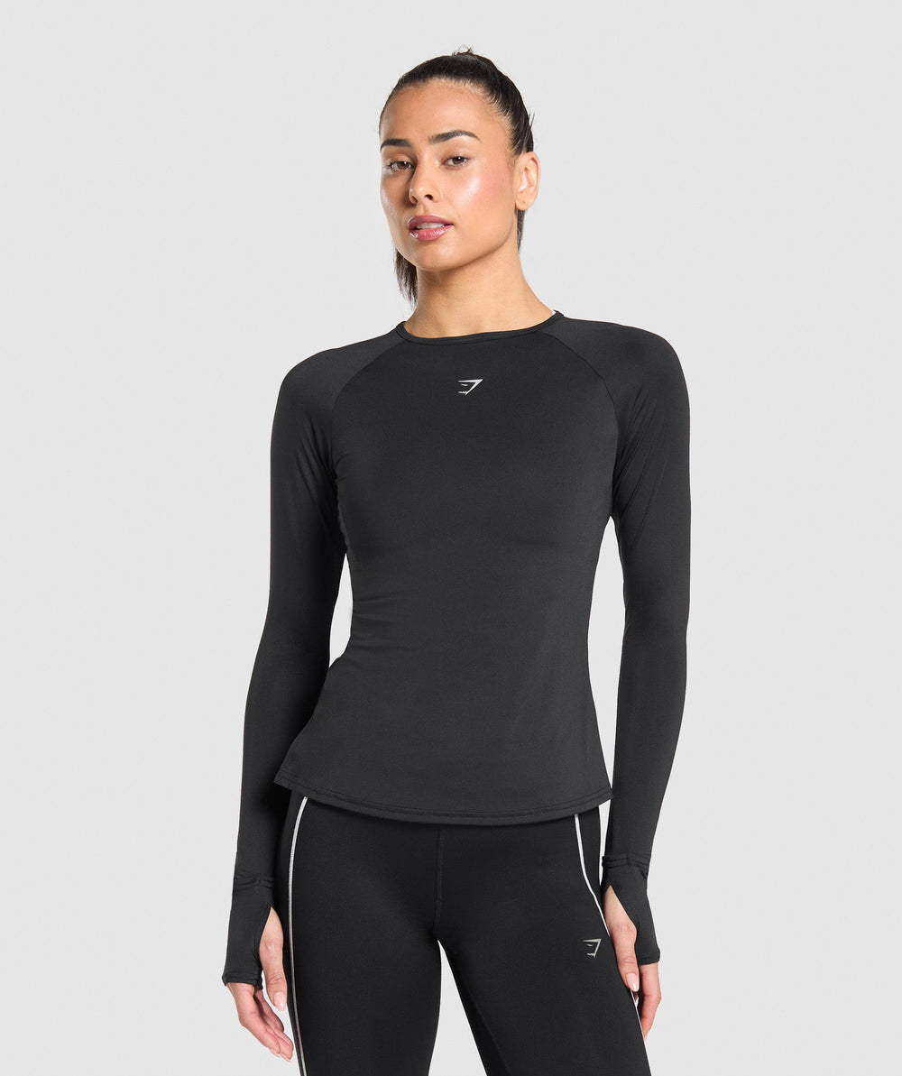 Running Long Sleeve Top Black
