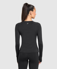 Running Long Sleeve Top Black