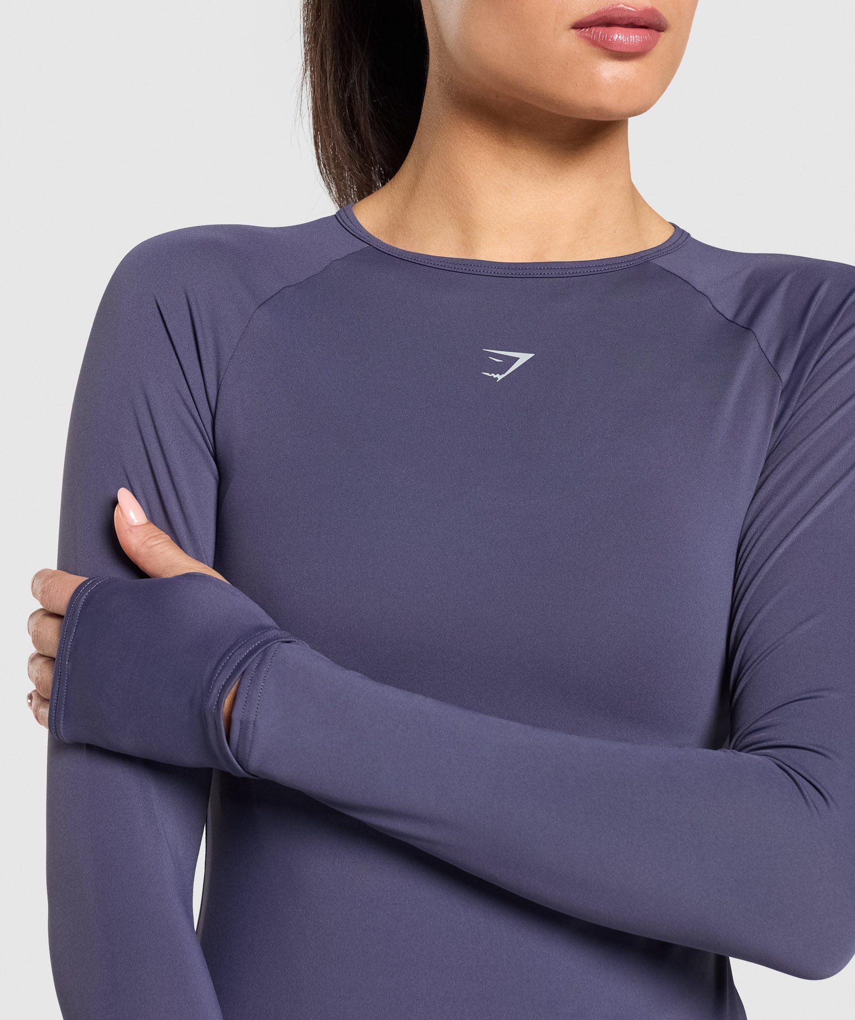 Running Long Sleeve Top Weighted Purple