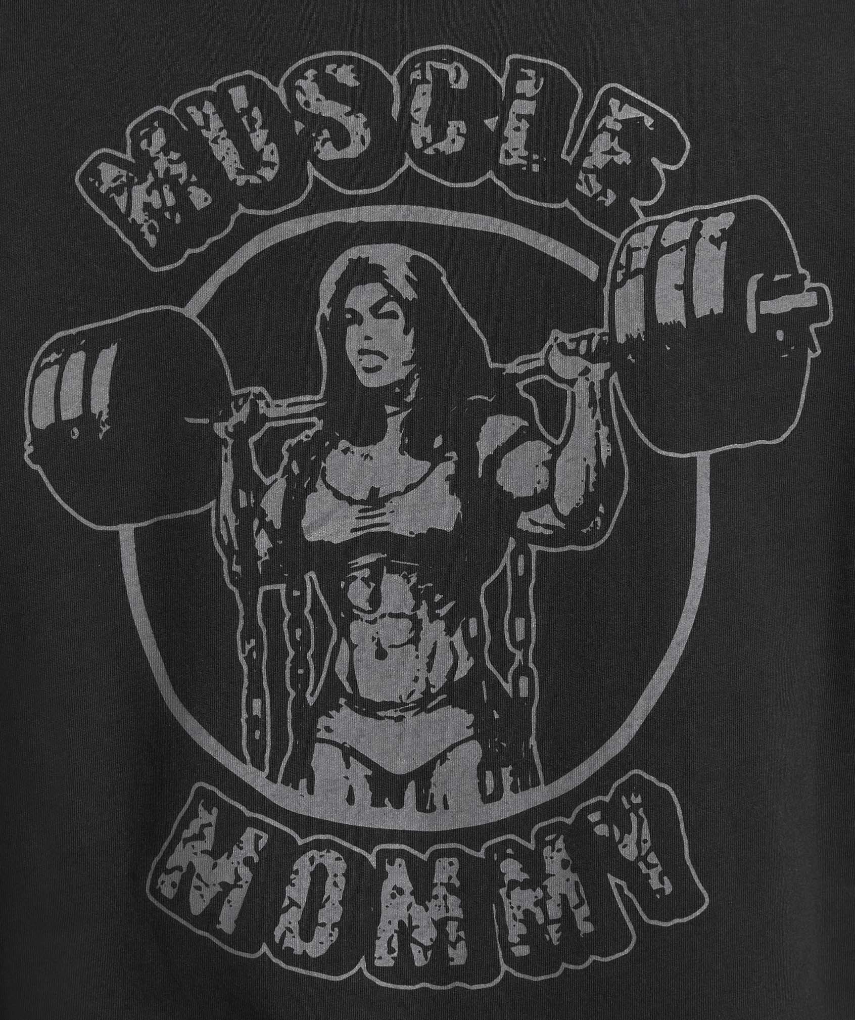 Gritty Muscle Mommy Long Sleeve Top Black