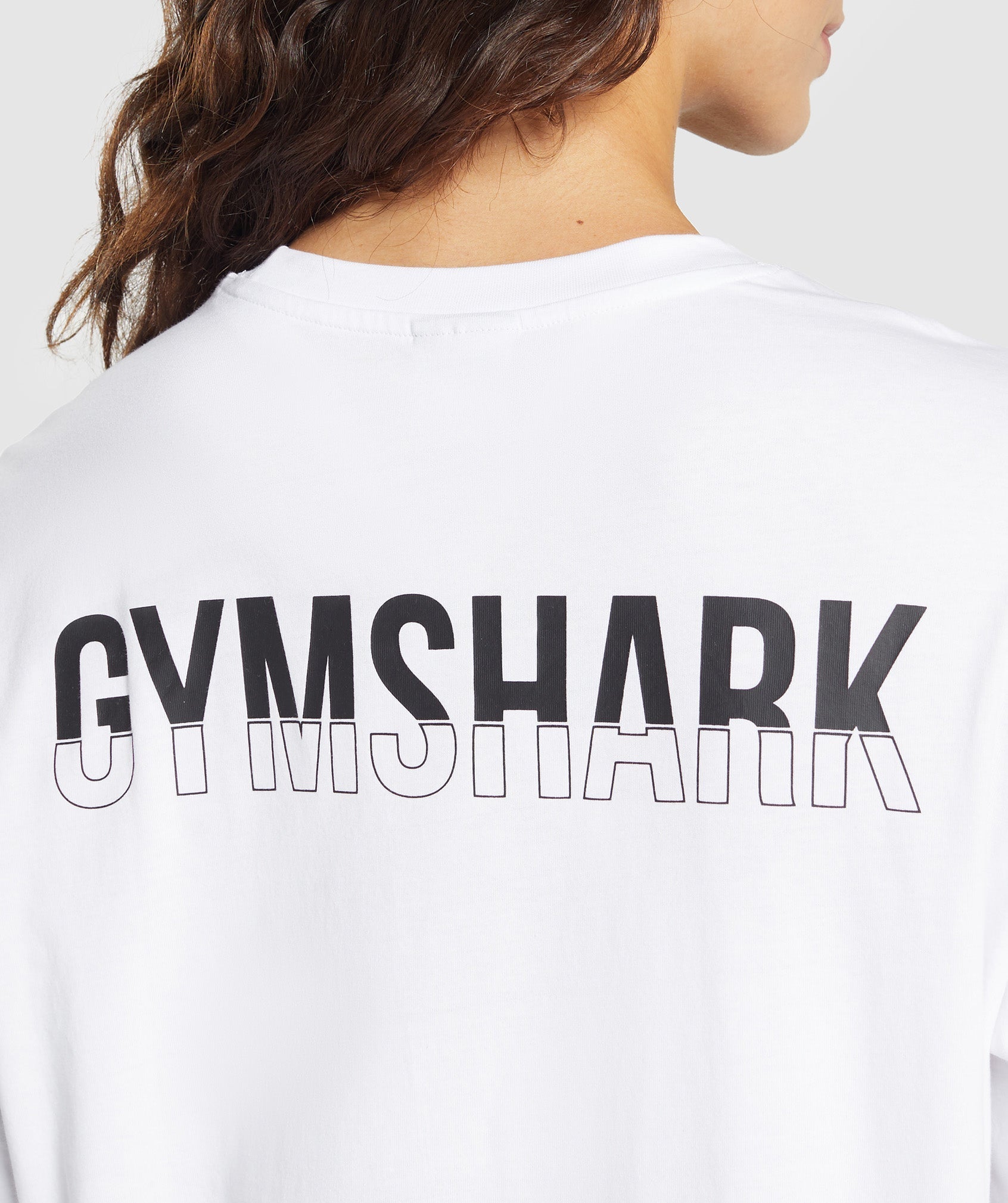 Fraction Long Sleeve T-Shirt White