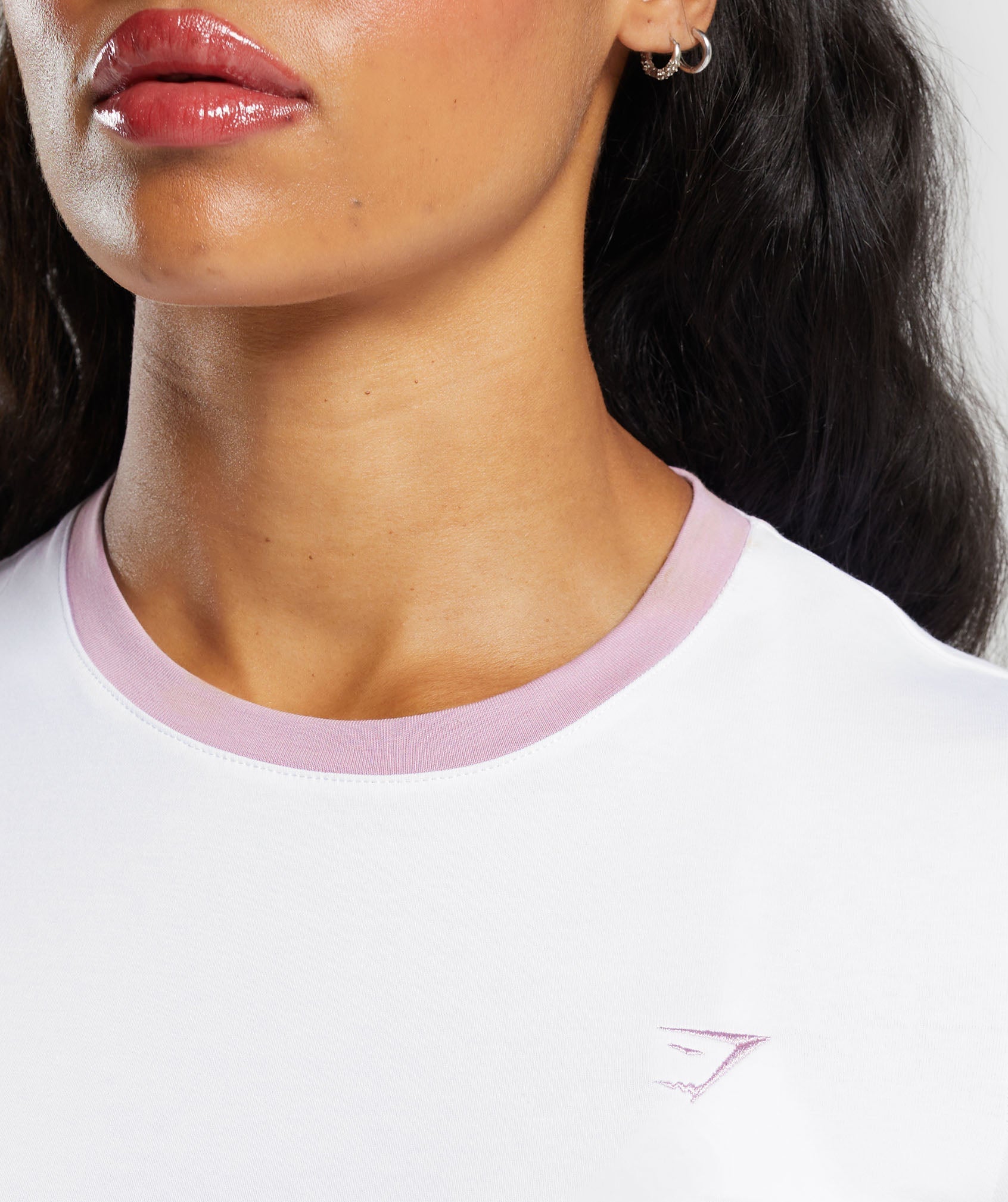 Lifting Baby T-Shirt White/Warm Lilac