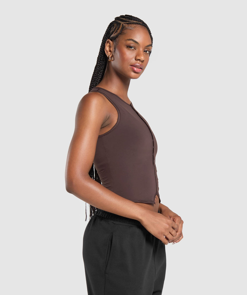 Rest Day Tank With Shelf Heritage Brown