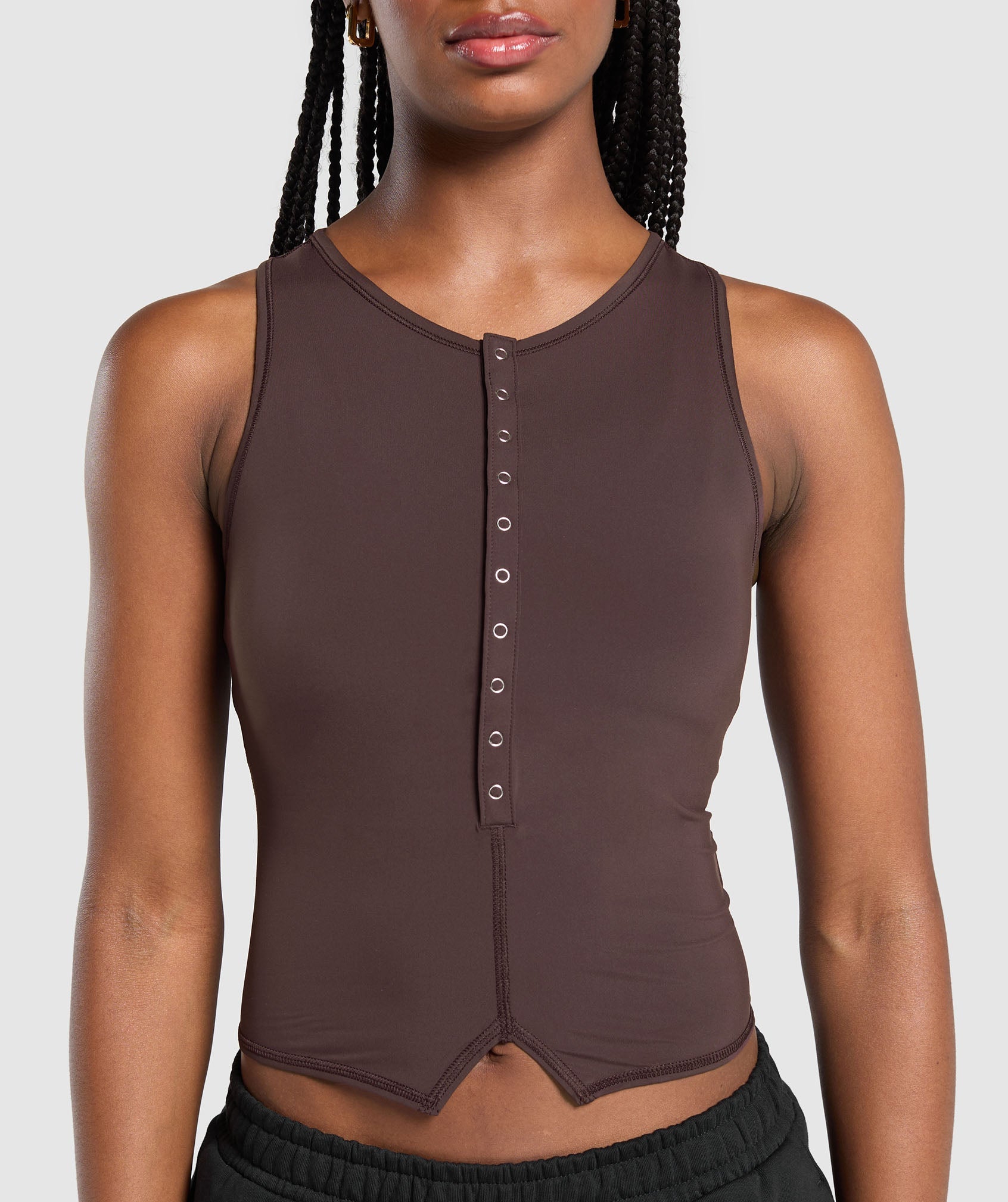 Rest Day Tank With Shelf Heritage Brown
