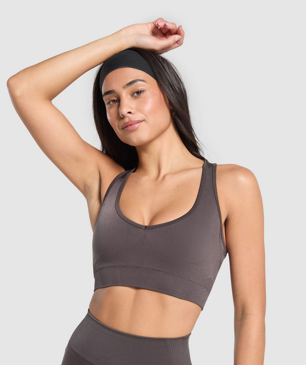 Vital Shine Limited Edition Crop Top Greyed Purple