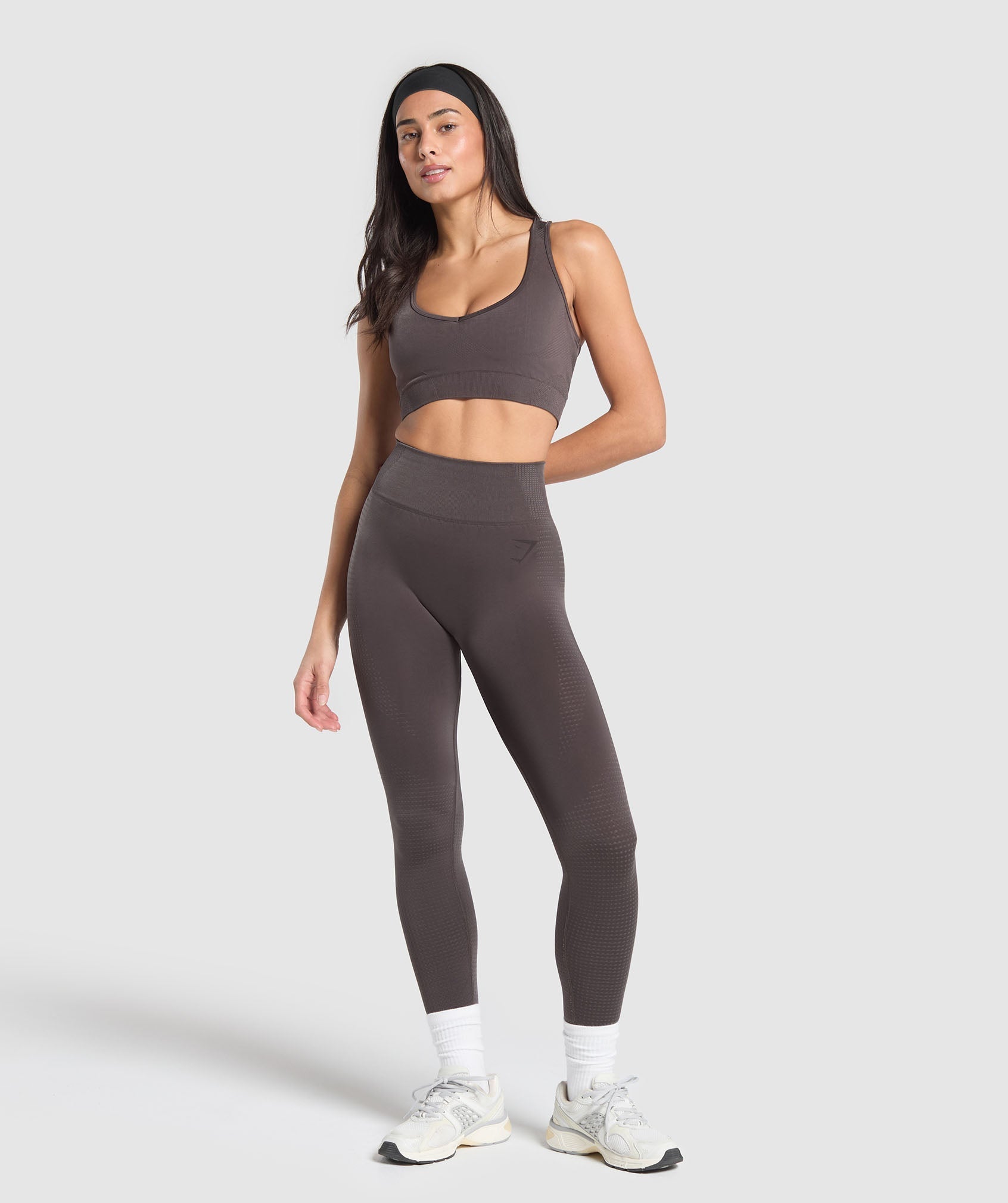 Vital Shine Limited Edition Crop Top Greyed Purple
