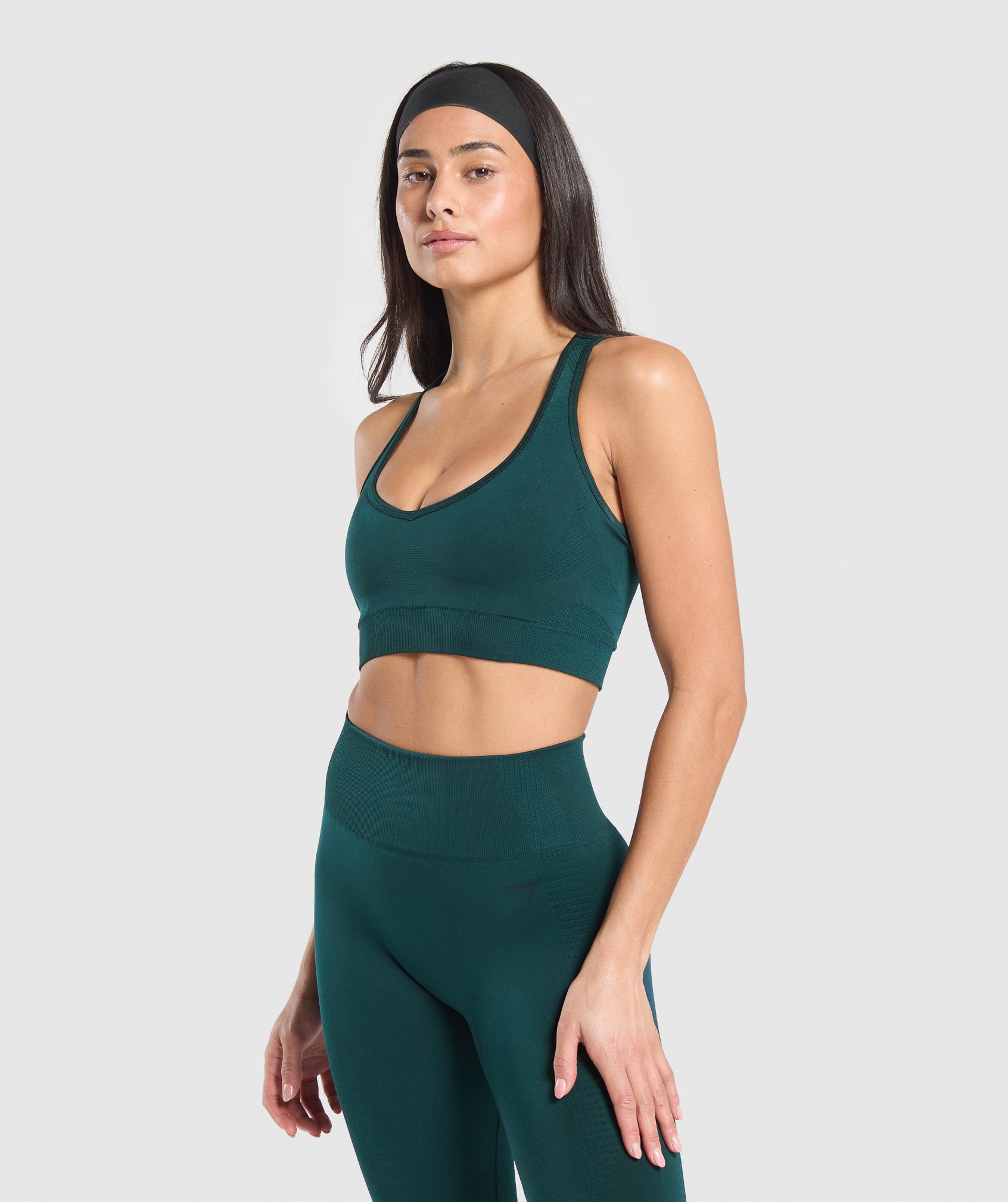 Vital Shine Limited Edition Crop Top Strong Teal