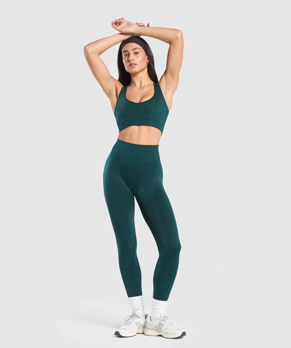 Vital Shine Limited Edition Crop Top Strong Teal