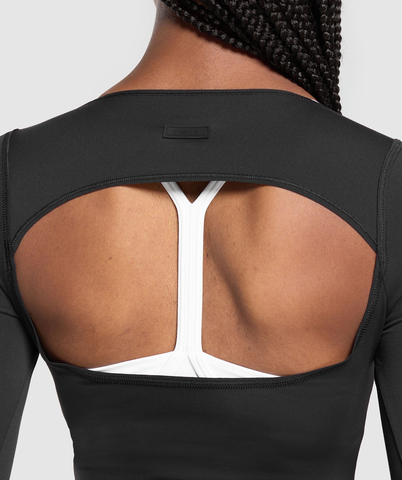 Rest Day Luxe Long Sleeve Top Black