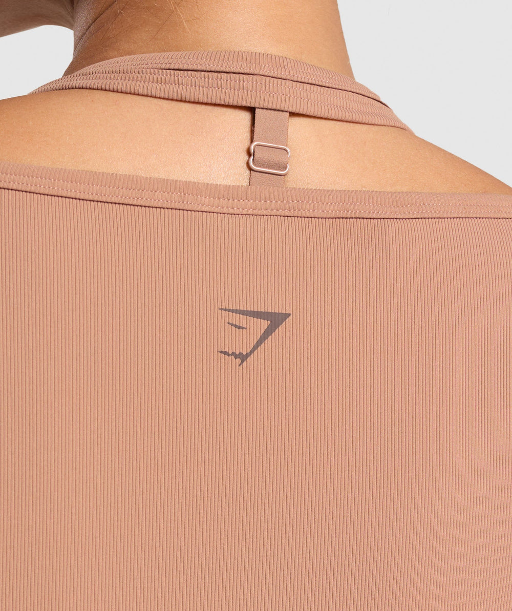 Elevate Long Sleeve Top Autumn Brown