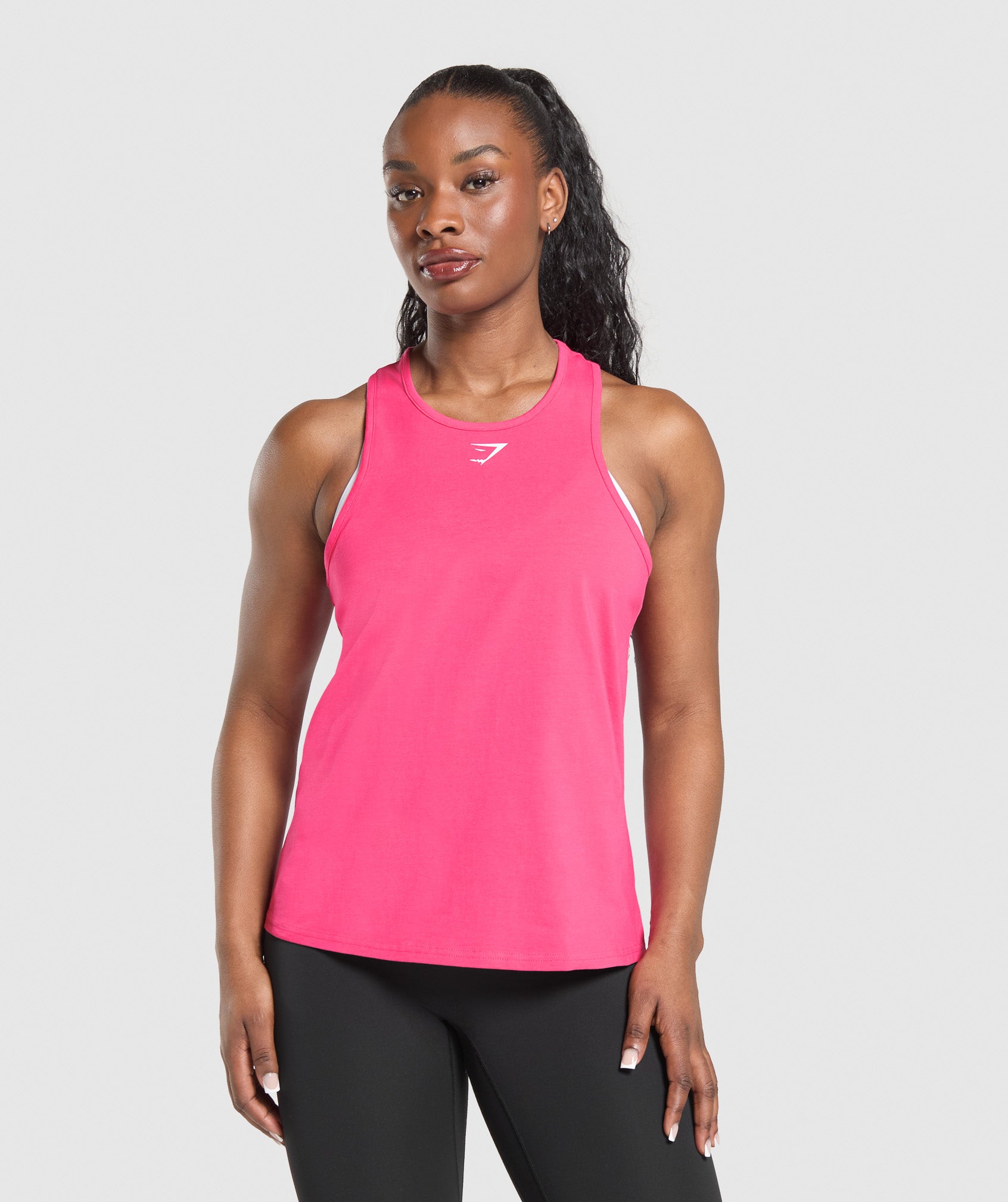 Lifting Essential Cotton Tank Freak Out Pink
