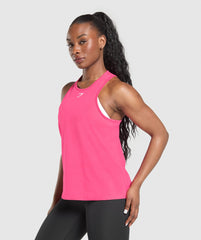 Lifting Essential Cotton Tank Freak Out Pink