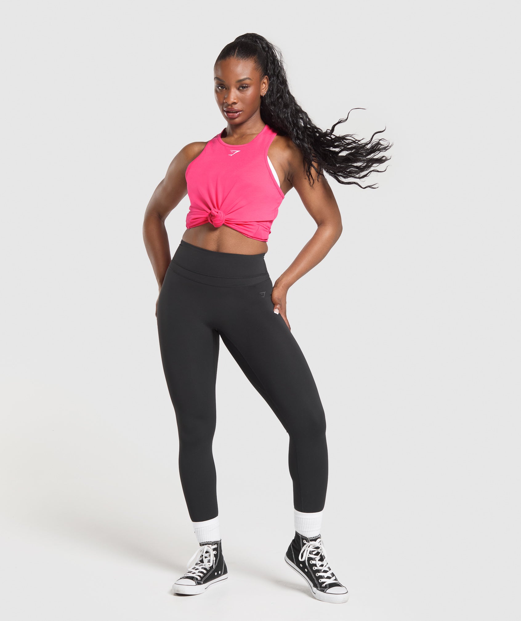 Lifting Essential Cotton Tank Freak Out Pink