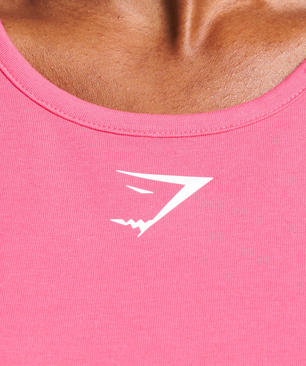 Lifting Essential Cotton Tank Freak Out Pink