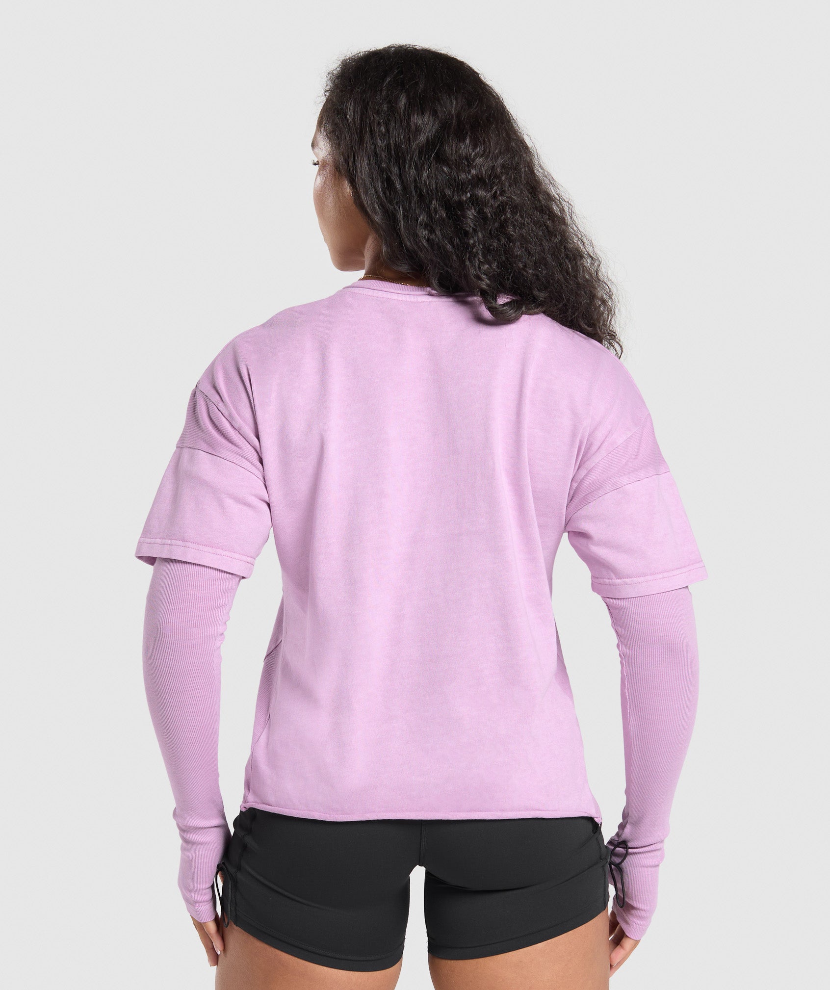 Premium Legacy Washed 2-in-1 Long Sleeve Warm Lilac