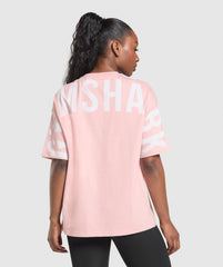 Wordmark Graphic T-Shirt Lift Pink