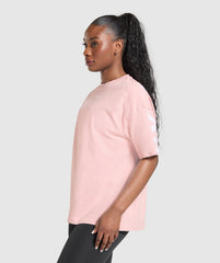 Wordmark Graphic T-Shirt Lift Pink