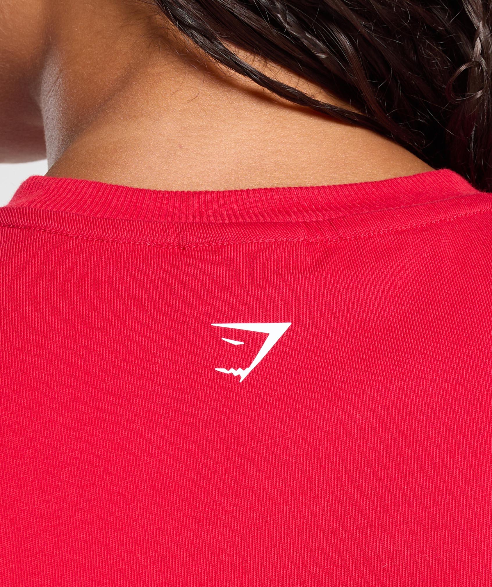 Gains Washed Heavyweight Cotton T-Shirt Conditioning Red/Sets Red