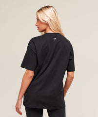 Collegiate Graphic T-Shirt Black