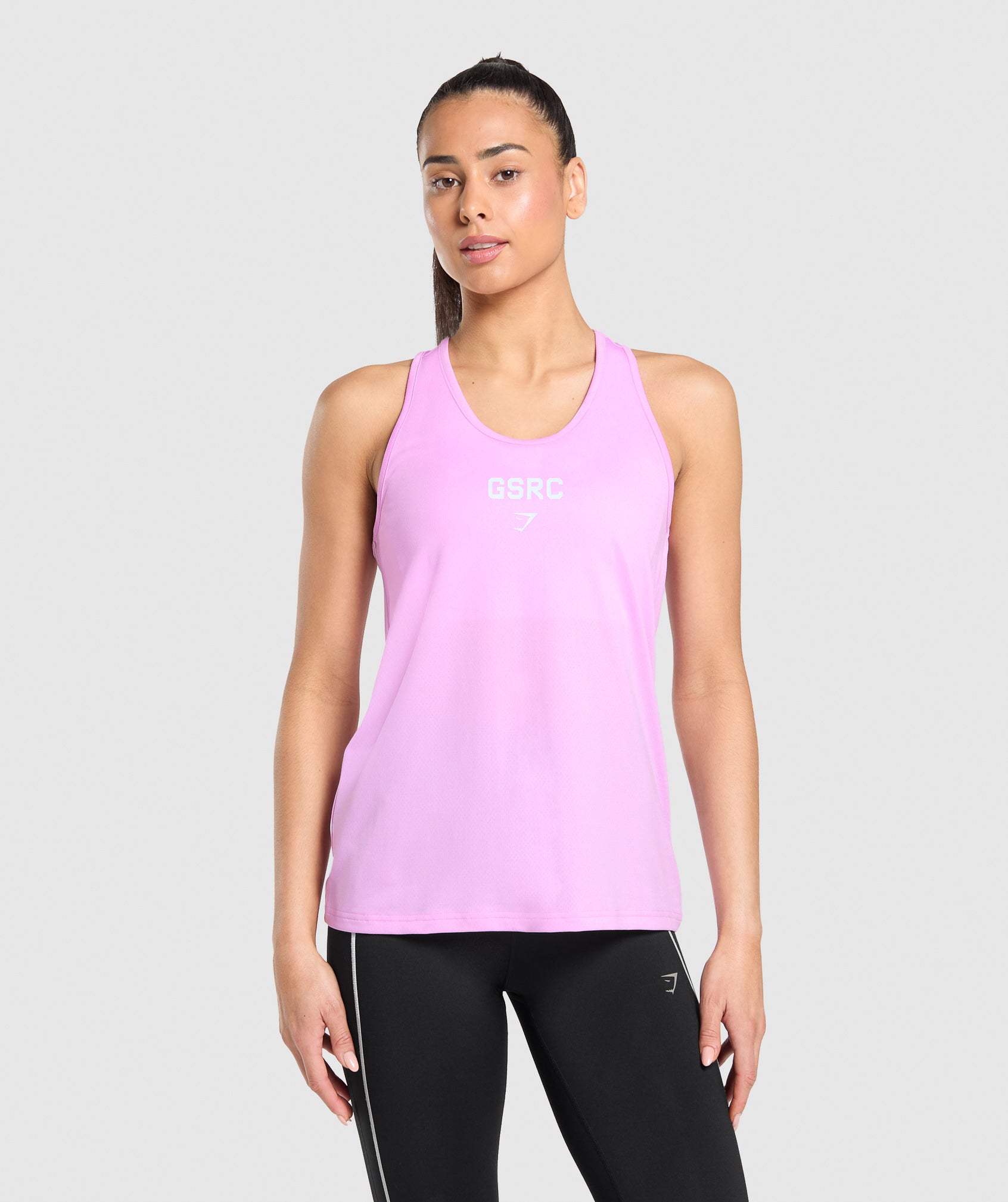 Run Club Graphic Tank Sour Pink