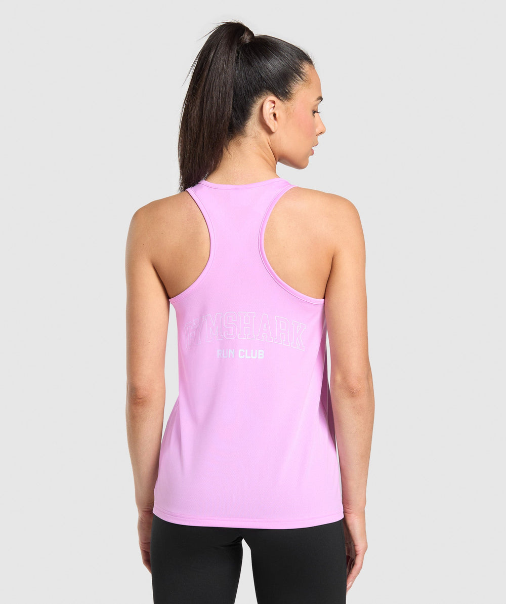 Run Club Graphic Tank Sour Pink