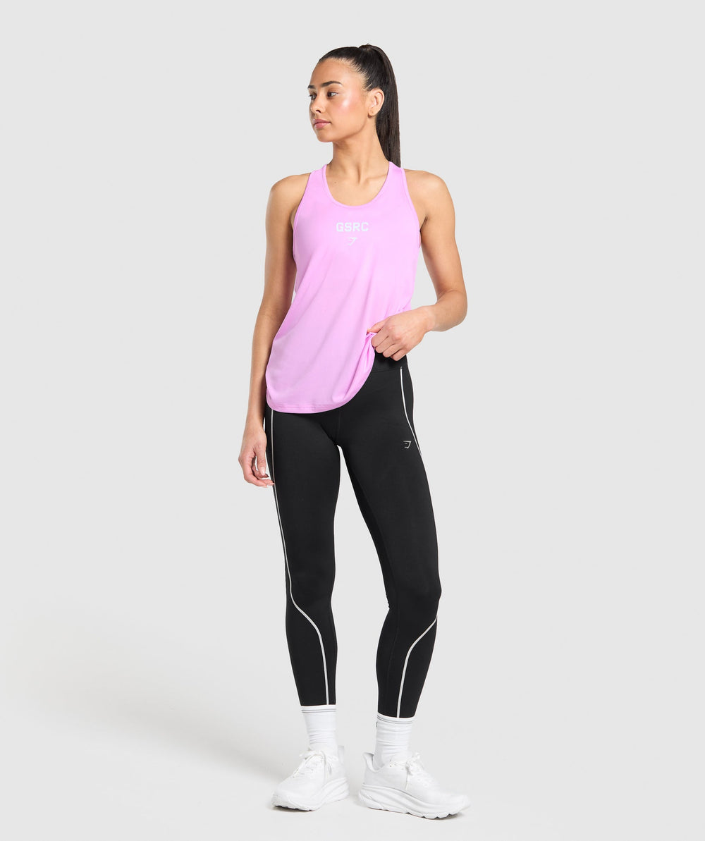 Run Club Graphic Tank Sour Pink