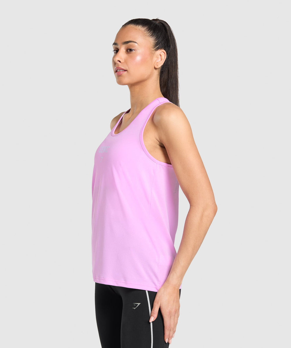 Run Club Graphic Tank Sour Pink