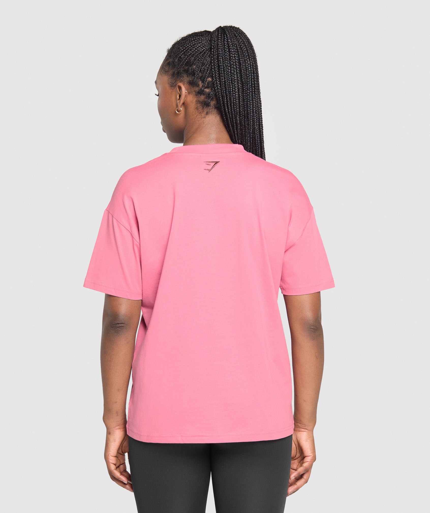 Block Oversized T-Shirt Sunset Pink