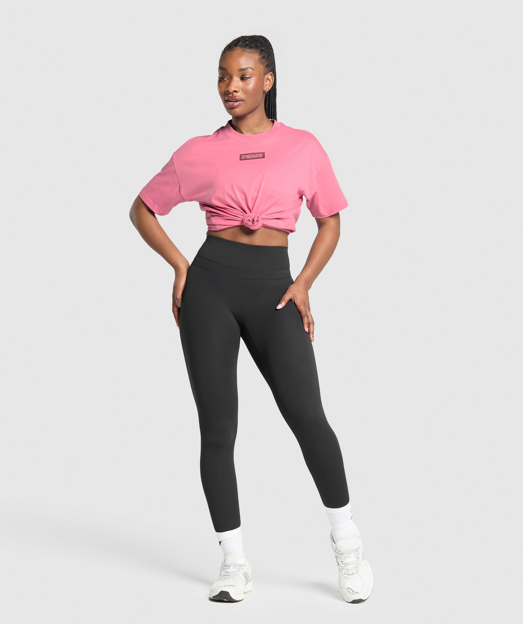 Block Oversized T-Shirt Sunset Pink