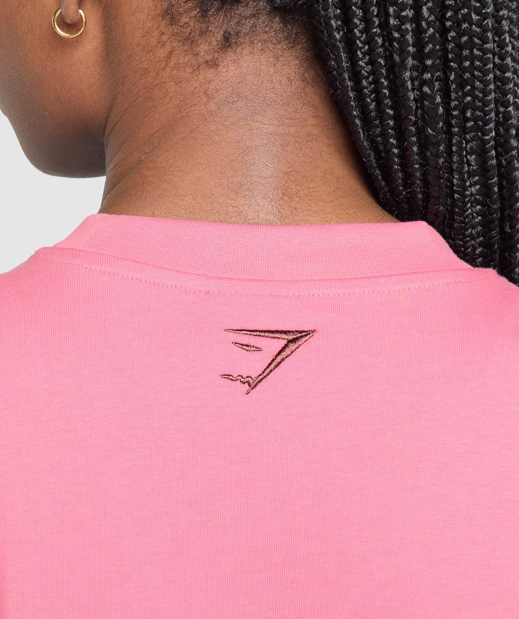 Block Oversized T-Shirt Sunset Pink