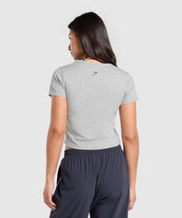 EST 2012 Graphic Baby T-Shirt Light Grey Core Marl