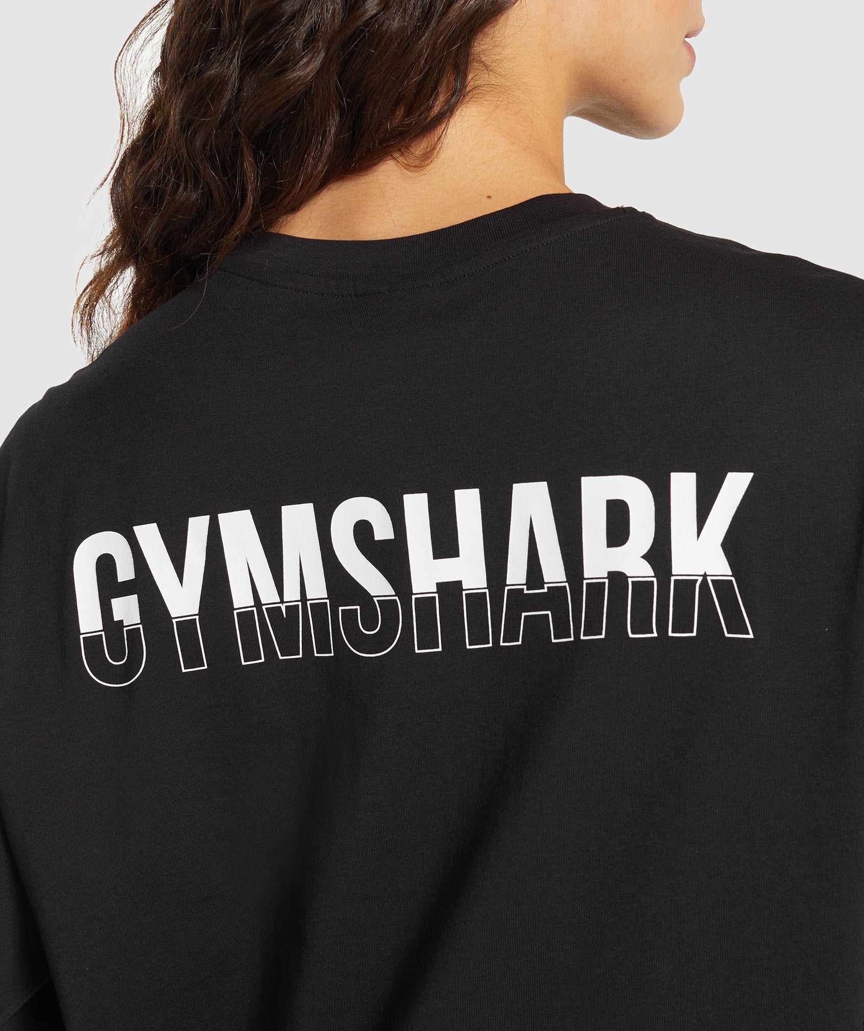 Fraction Long Sleeve T-Shirt Black/White