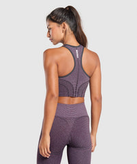 Sport Seamless Cropped Tank Magenta Purple/Dolly Pink