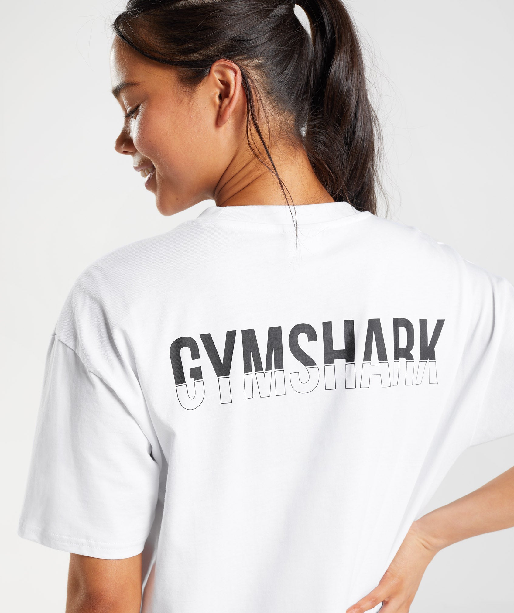 Fraction Oversized T-Shirt White