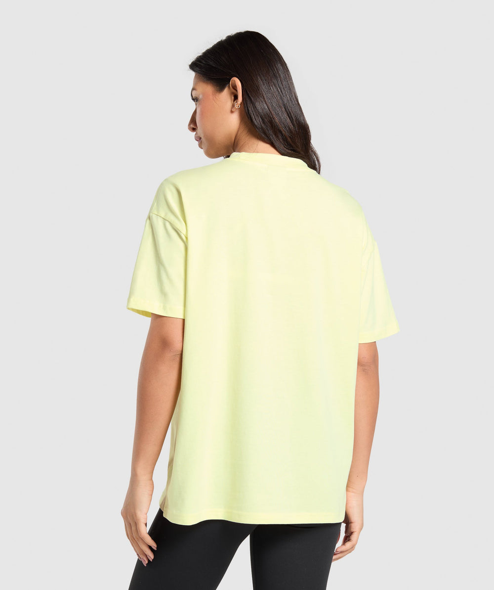 Training Oversized T-Shirt Refresh Yellow