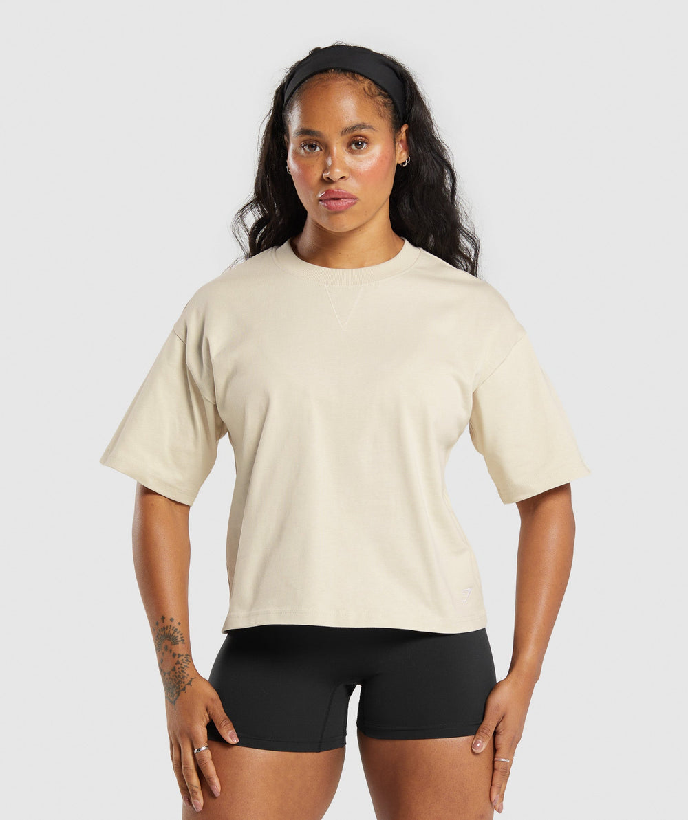 Heavyweight Cotton T-Shirt Ecru White