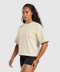 Heavyweight Cotton T-Shirt Ecru White