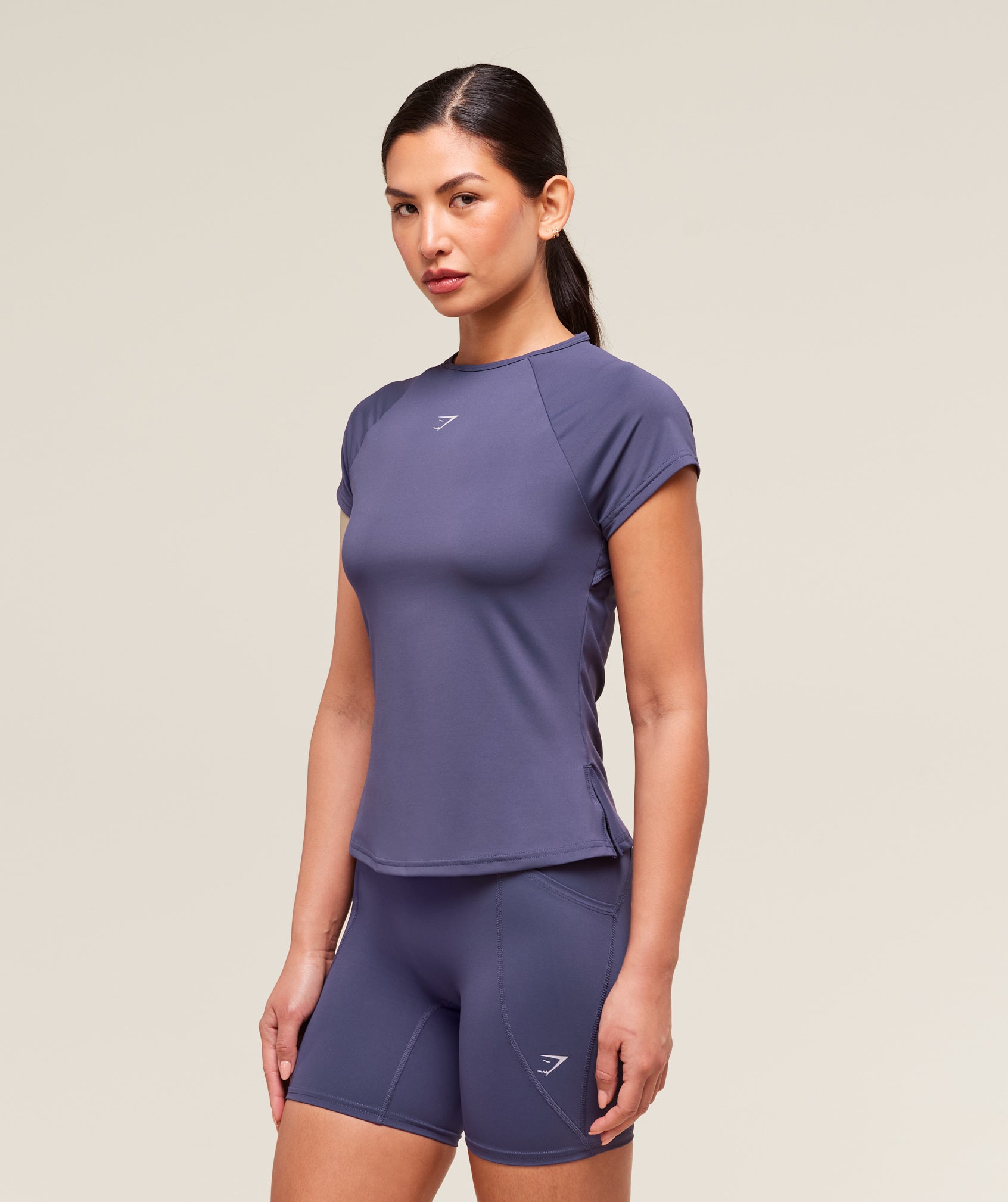 Running Back Vent T-Shirt Weighted Purple