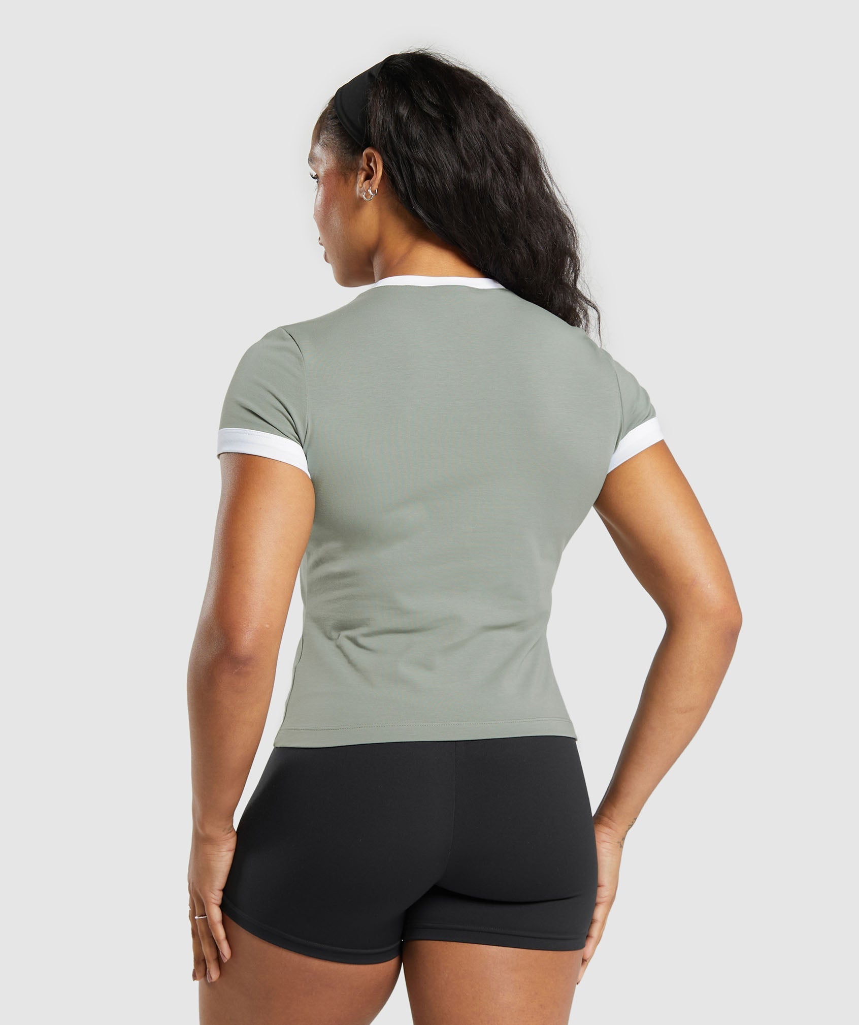 Lifting Baby T-Shirt Unit Green/White