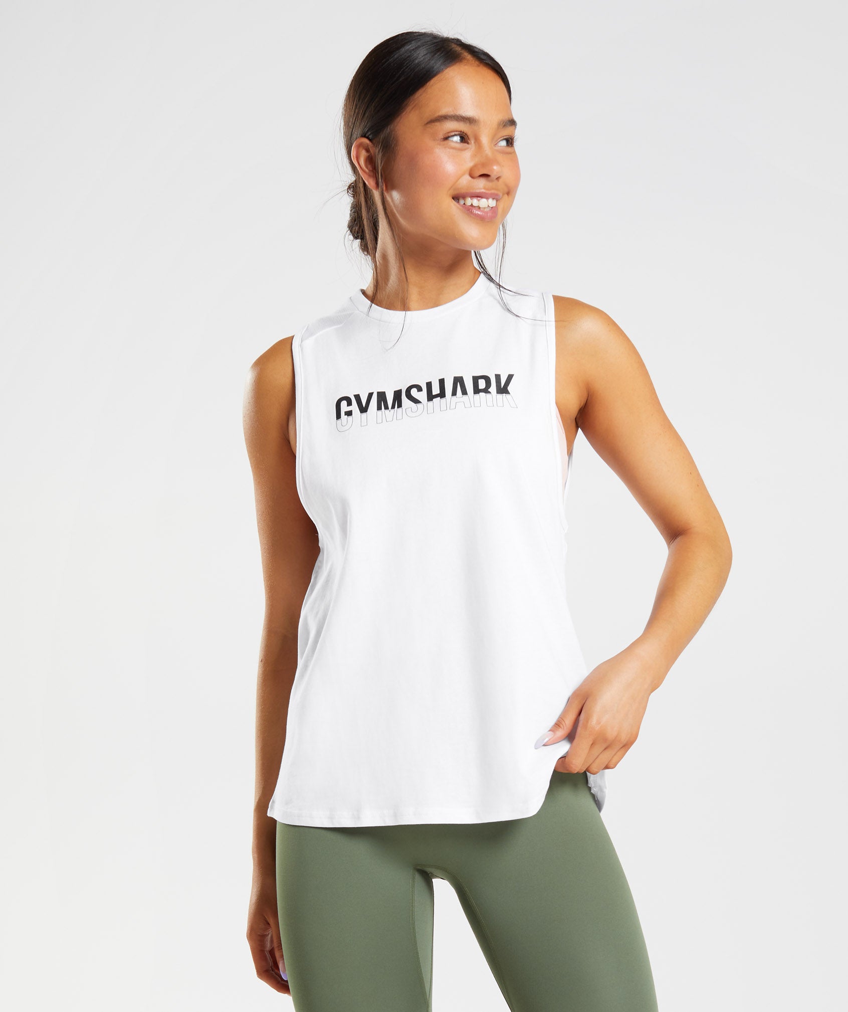 Fraction Tank White