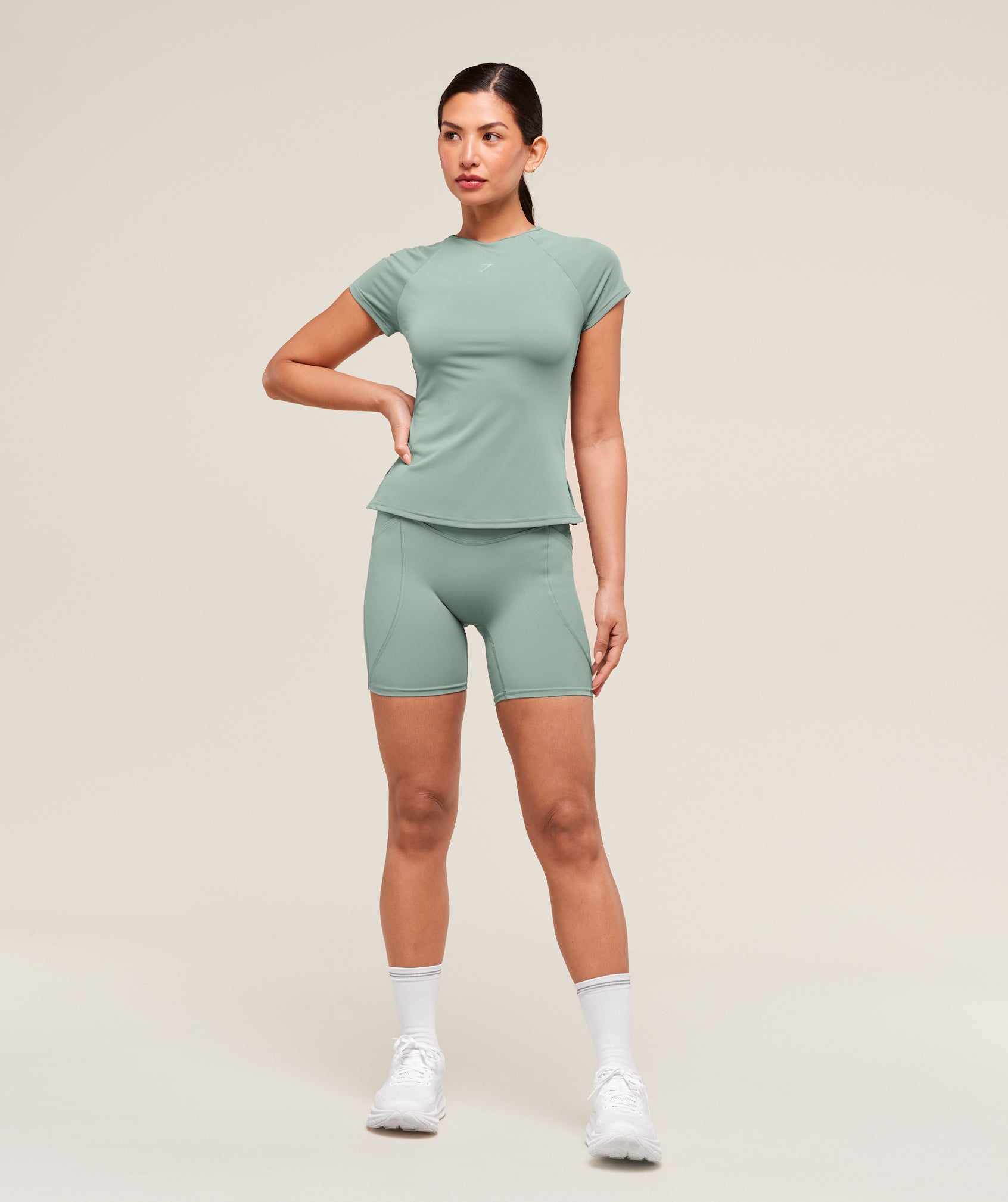 Running Back Vent T-Shirt Celeste Blue