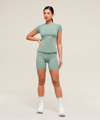 Running Back Vent T-Shirt Celeste Blue